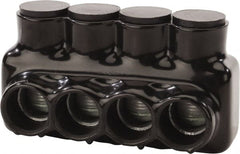 POLARIS nsi - 6 AWG, Class B & C Wire Compatible, Aluminum, Hex Split Bolt Connector - 5.85" OAL, 2.96" Base Width - Exact Tooling