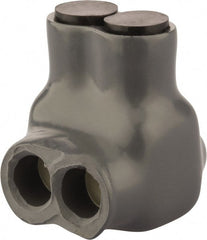 POLARIS nsi - 14 to 6 AWG, Class I, K & M Wire Compatible, Aluminum, Hex Split Bolt Connector - 1.13" OAL, 1.24" Base Width - Exact Tooling