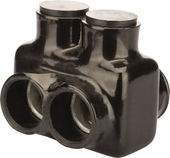 POLARIS nsi - 6 AWG, Class B & C Wire Compatible, Aluminum, Hex Split Bolt Connector - 2.34" OAL, 2.94" Base Width - Exact Tooling