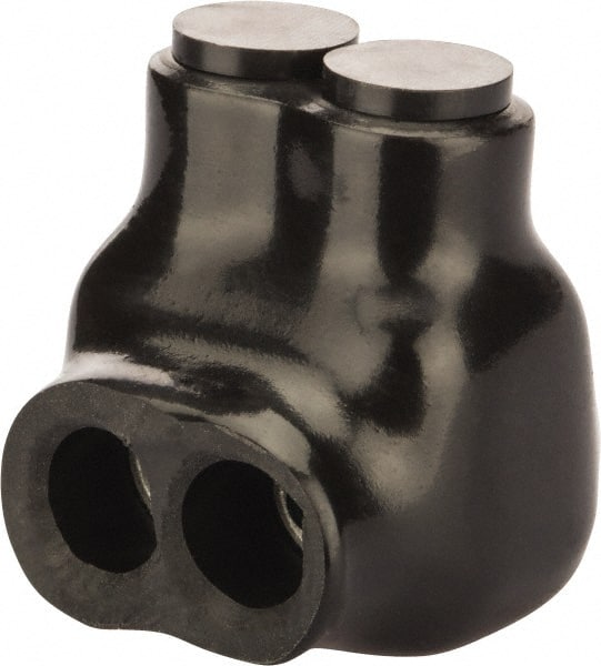 POLARIS nsi - 14 to 4 AWG, Class B & C Wire Compatible, Aluminum, Hex Split Bolt Connector - 1.12" OAL, 1.18" Base Width - Exact Tooling