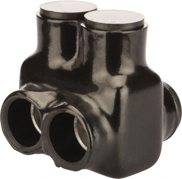 POLARIS nsi - 6 AWG, Class B & C Wire Compatible, Aluminum, Hex Split Bolt Connector - 2.47" OAL, 2-1/2" Base Width - Exact Tooling