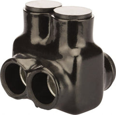 POLARIS nsi - 6 AWG, Class B & C Wire Compatible, Aluminum, Hex Split Bolt Connector - 2.47" OAL, 2-1/2" Base Width - Exact Tooling