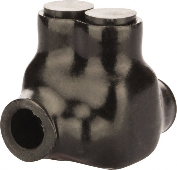 POLARIS nsi - 14 to 4 AWG, Class B & C Wire Compatible, Aluminum, Hex Split Bolt Connector - 1.12" OAL, 1-1/4" Base Width - Exact Tooling