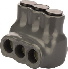 POLARIS nsi - 14 to 6 AWG, Class I, K & M Wire Compatible, Aluminum, Hex Split Bolt Connector - 1.55" OAL, 1.24" Base Width - Exact Tooling