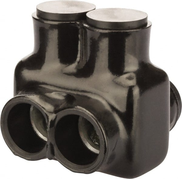 POLARIS nsi - 4 AWG, Class B & C Wire Compatible, Aluminum, Hex Split Bolt Connector - 2.81" OAL, 2.87" Base Width - Exact Tooling