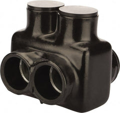 POLARIS nsi - Class B & C Wire Compatible, Aluminum, Hex Split Bolt Connector - 3.48" OAL, 3-1/2" Base Width - Exact Tooling