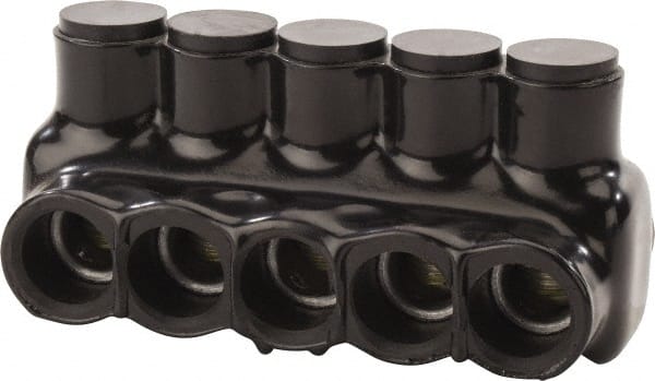 POLARIS nsi - 6 AWG, Class B & C Wire Compatible, Aluminum, Hex Split Bolt Connector - 5.62" OAL, 2.41" Base Width - Exact Tooling