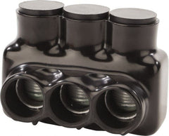 POLARIS nsi - 6 AWG, Class B & C Wire Compatible, Aluminum, Hex Split Bolt Connector - 4.55" OAL, 2.96" Base Width - Exact Tooling