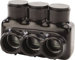 POLARIS nsi - Class B & C Wire Compatible, Aluminum, Hex Split Bolt Connector - 4.95" OAL, 3.41" Base Width - Exact Tooling