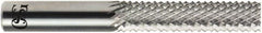 OSG - 3/8" Diam, 1" LOC, End Mill End, Solid Carbide Diamond Pattern Router Bit - Right Hand Cut, 3" OAL, 3/8" Shank Diam - Exact Tooling