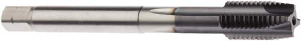Seco - M26x1.50 Metric, 4 Flute, AlTiN Finish, Powdered Metal Spiral Point Tap - Plug Chamfer, Right Hand Thread, 5.5118" OAL, 1.1024" Thread Length, 18mm Shank Diam, 6HX Class of Fit - Exact Tooling