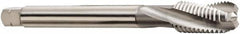 Seco - M12x1.75 Metric 3 Flute 6H Modified Bottoming Spiral Flute Tap - Powdered Metal, Bright Finish, 110mm OAL, Right Hand Flute, Right Hand Thread, H6 - Exact Tooling
