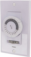 TORK nsi - 30 min Indoor Analog Spring-wound Mechanical Timer - 24 On/Off per wk, 125 VAC, 60 Hz, 2,500 Watts, 48 Modes - Exact Tooling