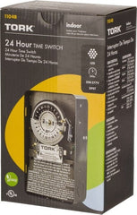 TORK nsi - 20 min to 22 hr Indoor Analog Mechanical Timer Switch - 12 On/Off, 208 to 277 Volts, 60 Hz, 11,080 Watts, 12 Modes - Exact Tooling