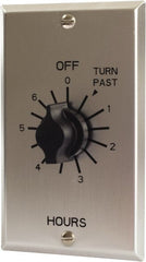TORK nsi - 0 min to 6 hr Indoor Analog Spring-wound Mechanical Timer - 125/250/277 VAC, 50/60 Hz, 2,500 Watts, 6 Modes - Exact Tooling