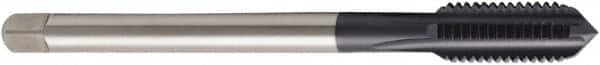 Seco - M36x4.00 Metric, 4 Flute, TiAlN Finish, Powdered Metal Spiral Point Tap - Modified Bottoming Chamfer, Right Hand Thread, 7-7/8" OAL, 2.1654" Thread Length, 28mm Shank Diam, 6HX Class of Fit - Exact Tooling