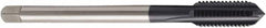 Seco - M33x3.50 Metric 6HX 4 Flute TiAlN Finish Powdered Metal Straight Flute Machine Tap - Modified Bottoming, Right Hand Thread, 180mm OAL, 50mm Thread Length, H6 Limit, Oversize - Exact Tooling