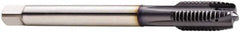 Seco - M12x1.75 Metric, 4 Flute, TiCN Finish, Cobalt Spiral Point Tap - Plug Chamfer, Right Hand Thread, 110mm OAL, 23mm Thread Length, 9mm Shank Diam, 6H Class of Fit - Exact Tooling