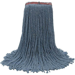 O-Cedar - 1-1/4" Red Head Band, Large Cotton/Synthetic Cut End Mop Head - Exact Tooling