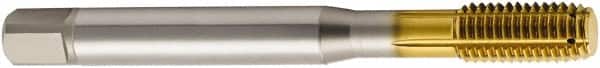 Seco - M14x1.50 Metric 6HX H6 Thread Limit Modified Bottoming Thread Forming Tap - Vanadium High Speed Steel, TiN Finish, 100mm OAL, 21mm Thread Length, Right Hand Thread - Exact Tooling