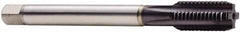 Seco - M36x4.00 Metric 6HX 4 Flute TiAlN Finish Powdered Metal Straight Flute Machine Tap - Modified Bottoming, Right Hand Thread, 200mm OAL, 55mm Thread Length, H6 Limit, Oversize, Through Coolant - Exact Tooling