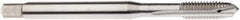 Seco - M10x1.50 Metric, 3 Flute, Bright Finish, Cobalt Spiral Point Tap - Plug Chamfer, Right Hand Thread, 100mm OAL, 0.7874" Thread Length, 10mm Shank Diam, 6H Class of Fit - Exact Tooling