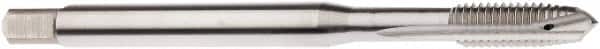 Seco - M6x1.00 Metric, 3 Flute, Bright Finish, Cobalt Spiral Point Tap - Plug Chamfer, Right Hand Thread, 80mm OAL, 0.5906" Thread Length, 6mm Shank Diam, 6H Class of Fit - Exact Tooling