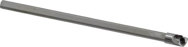 Hertel - 0.26" Min Bore Diam, 4" OAL, 3/16" Shank Diam, HBBG Indexable Boring Bar - 0.748" Max Bore Depth, WPGT Insert, Screw Holding Method - Exact Tooling