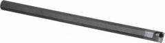Hertel - 0.563" Min Bore Diam, 8" OAL, 1/2" Shank Diam, HBBQ Indexable Boring Bar - 5" Max Bore Depth, TPC.. Insert, Screw Holding Method - Exact Tooling