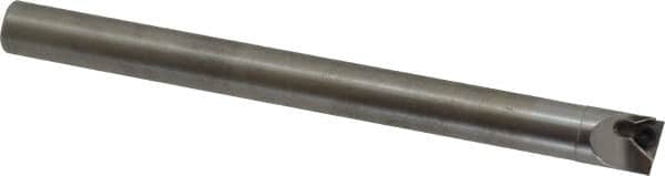 Hertel - 0.563" Min Bore Diam, 6" OAL, 1/2" Shank Diam, HBBQ Indexable Boring Bar - 2" Max Bore Depth, TPC.. Insert, Screw Holding Method - Exact Tooling