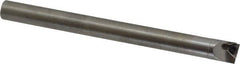 Hertel - 0.563" Min Bore Diam, 6" OAL, 1/2" Shank Diam, HBBQ Indexable Boring Bar - 2" Max Bore Depth, TPC.. Insert, Screw Holding Method - Exact Tooling