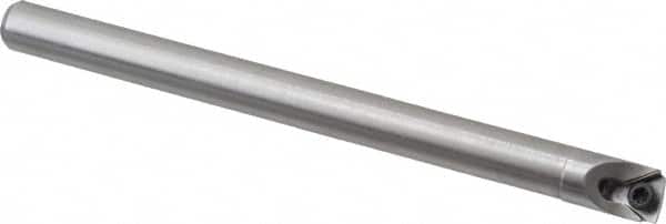 Hertel - 0.438" Min Bore Diam, 5" OAL, 3/8" Shank Diam, HBBQ Indexable Boring Bar - 1-1/2" Max Bore Depth, TPC.. Insert, Screw Holding Method - Exact Tooling