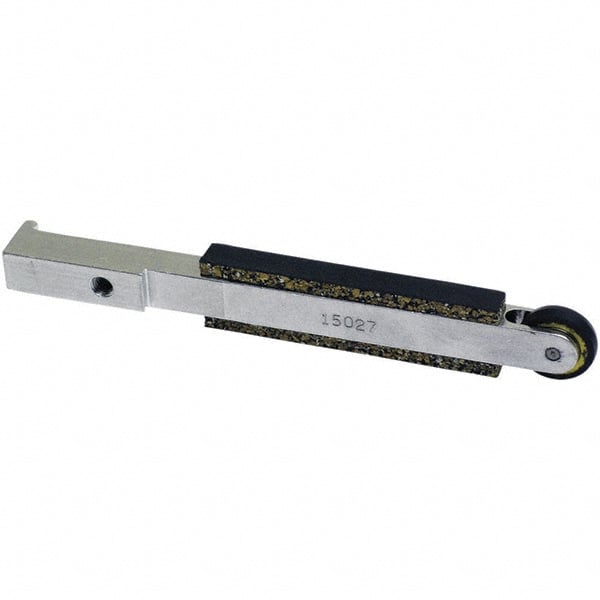 Dynabrade - 1/8" Wide Contact Arm - 1/4" Belt Width, Rubber - Exact Tooling