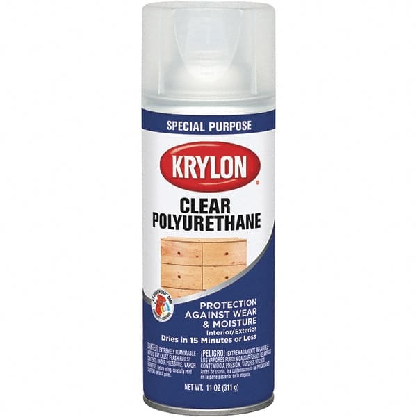 Krylon - Clear, Satin, Polyurethane Spray Paint - Exact Tooling