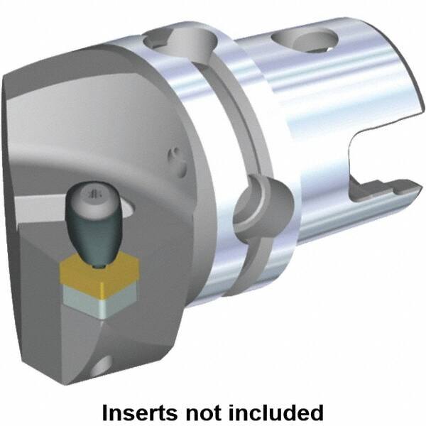 Kennametal - Right Hand Cut, Size KM40, SN.. Insert Compatiblity, Internal or External Modular Turning & Profiling Cutting Unit Head - 27mm Ctr to Cutting Edge, 45mm Head Length, Through Coolant, Series Kenclamp - Exact Tooling