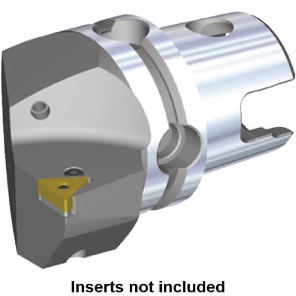Kennametal - Left Hand Cut, Size KM40, TN.. Insert Compatiblity, Internal or External Modular Turning & Profiling Cutting Unit Head - 27mm Ctr to Cutting Edge, 40mm Head Length, Through Coolant, Series Kenlever - Exact Tooling