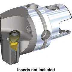Kennametal - V.GR.. Insert, 40mm Head Length, Modular Grooving Cutting Unit Head - Right Hand Cut, System Size KM40, Through Coolant, Series Top Notch - Exact Tooling