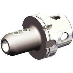 Kennametal - KM4X100 Modular Connection 2-1/2" Hole End Mill Holder/Adapter - 5-3/4" Projection, Through-Spindle Coolant - Exact Tooling