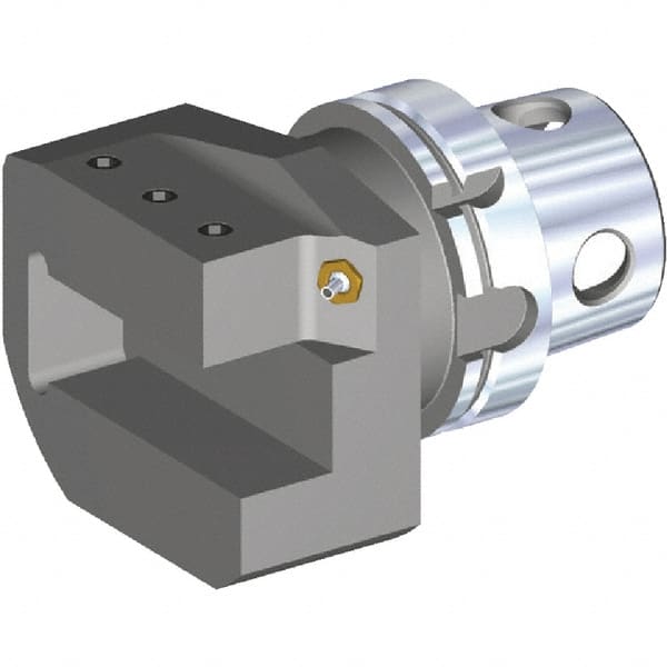 Kennametal - Right Hand Cut, Size KM4X100, Modular Turning & Profiling Cutting Unit Head - 108mm Head Length, Through Coolant - Exact Tooling