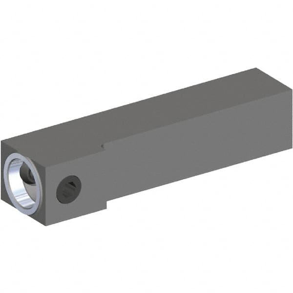 Kennametal - Left Hand Cut, KM20 Modular Connection, Square Shank Lathe Modular Clamping Unit - 20mm Square Shank Width, 3-15/16" OAL, Series LCM Square Shank - Exact Tooling