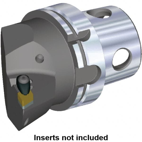 Kennametal - Right Hand Cut, Size KM40, DN.. Insert Compatiblity, Internal or External Modular Turning & Profiling Cutting Unit Head - 27mm Ctr to Cutting Edge, 45mm Head Length, Through Coolant, Series Kenclamp - Exact Tooling