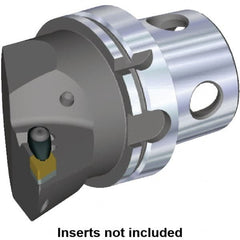 Kennametal - Left Hand Cut, Size KM50, DN.. Insert Compatiblity, Internal or External Modular Turning & Profiling Cutting Unit Head - 35mm Ctr to Cutting Edge, 50mm Head Length, Through Coolant, Series Kenclamp - Exact Tooling