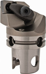 Kennametal - Right Hand Cut, Size KM40, CN.. Insert Compatiblity, Internal or External Modular Turning & Profiling Cutting Unit Head - 27mm Ctr to Cutting Edge, 45mm Head Length, Through Coolant, Series Kenclamp - Exact Tooling