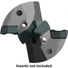 Kennametal - Series KSEM Plus, Head Connection FDS28, 29.36mm Max Diam Pilot Insert Drill Head - 16mm Pilot Drill Diam, 22mm Head Length - Exact Tooling