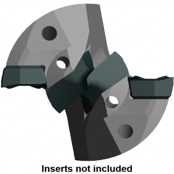 Kennametal - Series KSEM Plus, Head Connection FDS28, 29mm Max Diam Pilot Insert Drill Head - 15mm Pilot Drill Diam, 22mm Head Length - Exact Tooling