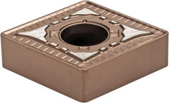 Kennametal - CNMG643 RN Grade KCP10B Carbide Turning Insert - TiCN/Al2O3/TiOCN Finish, 80° Diamond, 3/4" Inscr Circle, 1/4" Thick, 3/64" Corner Radius - Exact Tooling