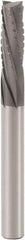 Seco - 6mm Cutting Diam x 18mm Length of Cut, 5 Flute, Downcut Spiral Router Bit - DURA Coated, Left Hand Cut, Solid Carbide, 70mm OAL x 6mm Shank Diam, Square End, 15° Helix Angle - Exact Tooling