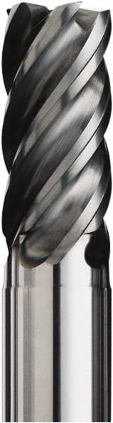 Seco - 20mm, 5 Flute, Single End, Solid Carbide, 0.5mm Corner Radius End Mill - 100mm OAL, Right Hand Flute, 42mm LOC, Right Hand Cut, 48mm Extended Reach - Exact Tooling