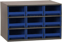 Akro-Mils - 9 Drawer, Small Parts Cabinet - 11" Deep x 17" Wide x 11" High - Exact Tooling