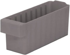 Akro-Mils - 15 Lb. Load Capacity, 11-5/8" Deep, Gray Polymer Drawer Bin - 4-5/8" High x 3-3/4" Wide x 11-5/8" Long - Exact Tooling